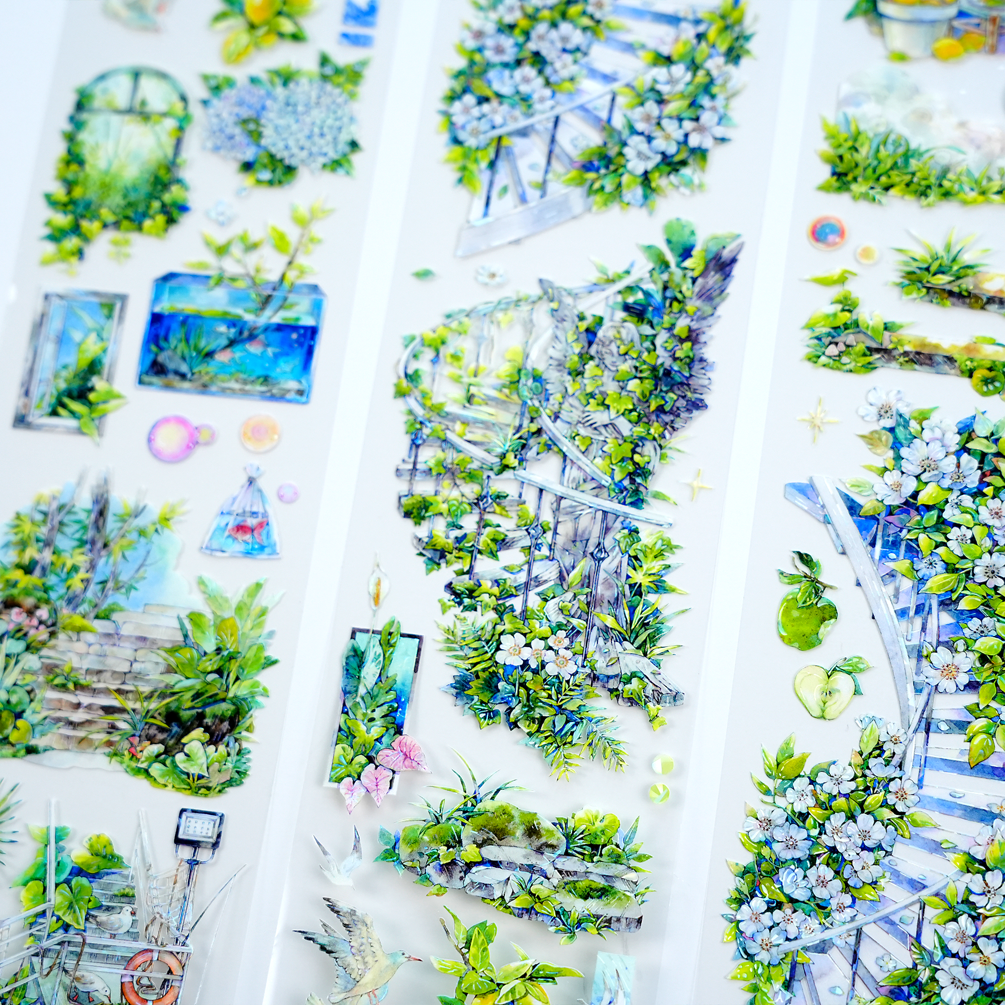【OKTM】 Stairs in a dream PET Landscaping Tape