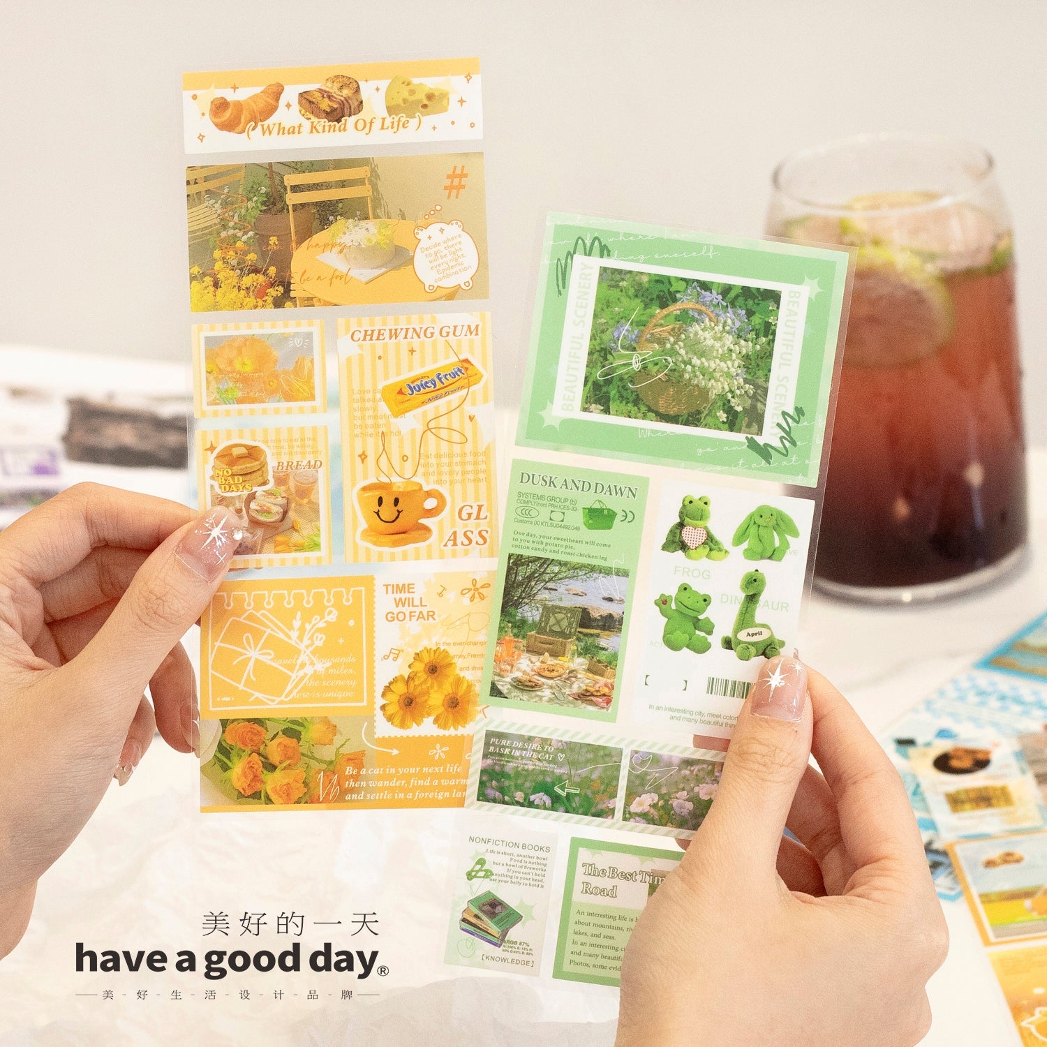 Record Romantic Life PET Sticker