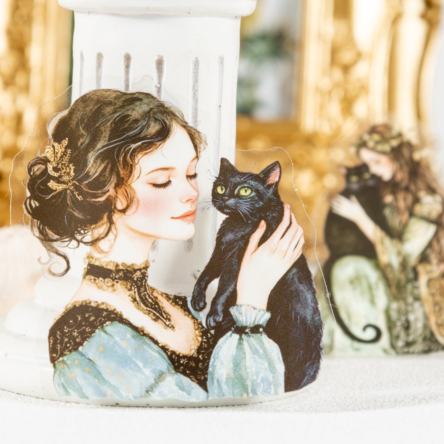 Morning Beauty Character PET Sticker