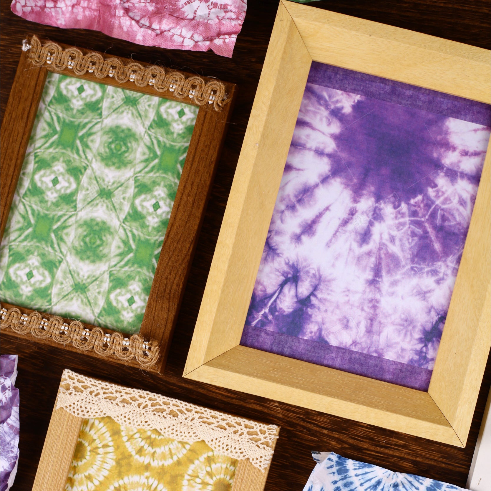 Dyed Scrapbooking Paper