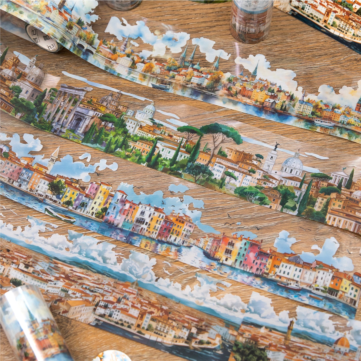 Travel around Europe PET Tape