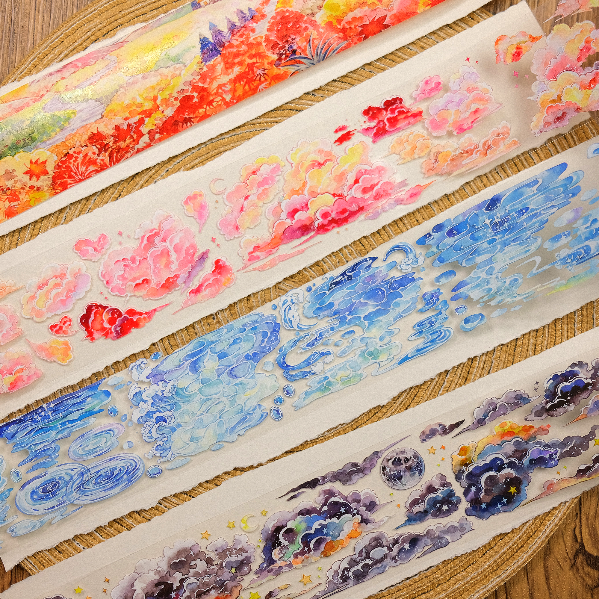 MOOD Watercolor Landscape Tape