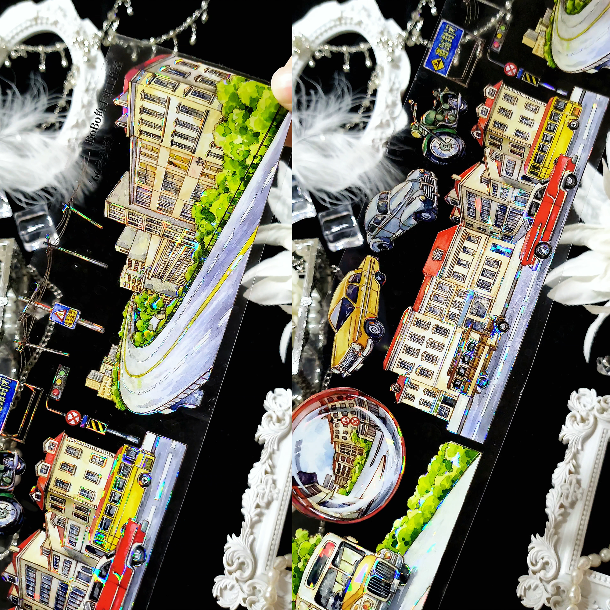 【BOBOYU】Route 66 Landscaping Tape