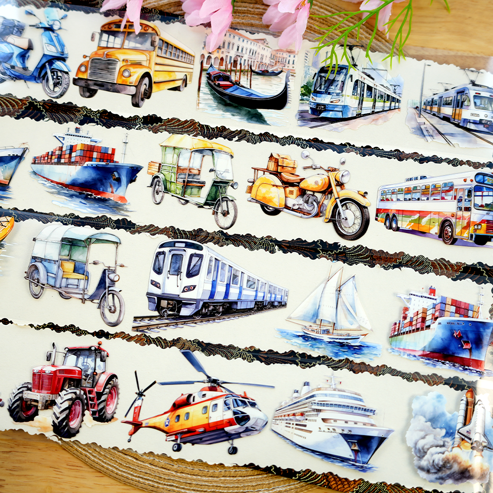 Transportation PET Tape | No.21 | MOOBOOM Design