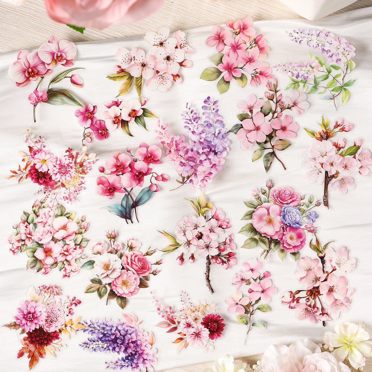 Flowering Branch PET Sticker