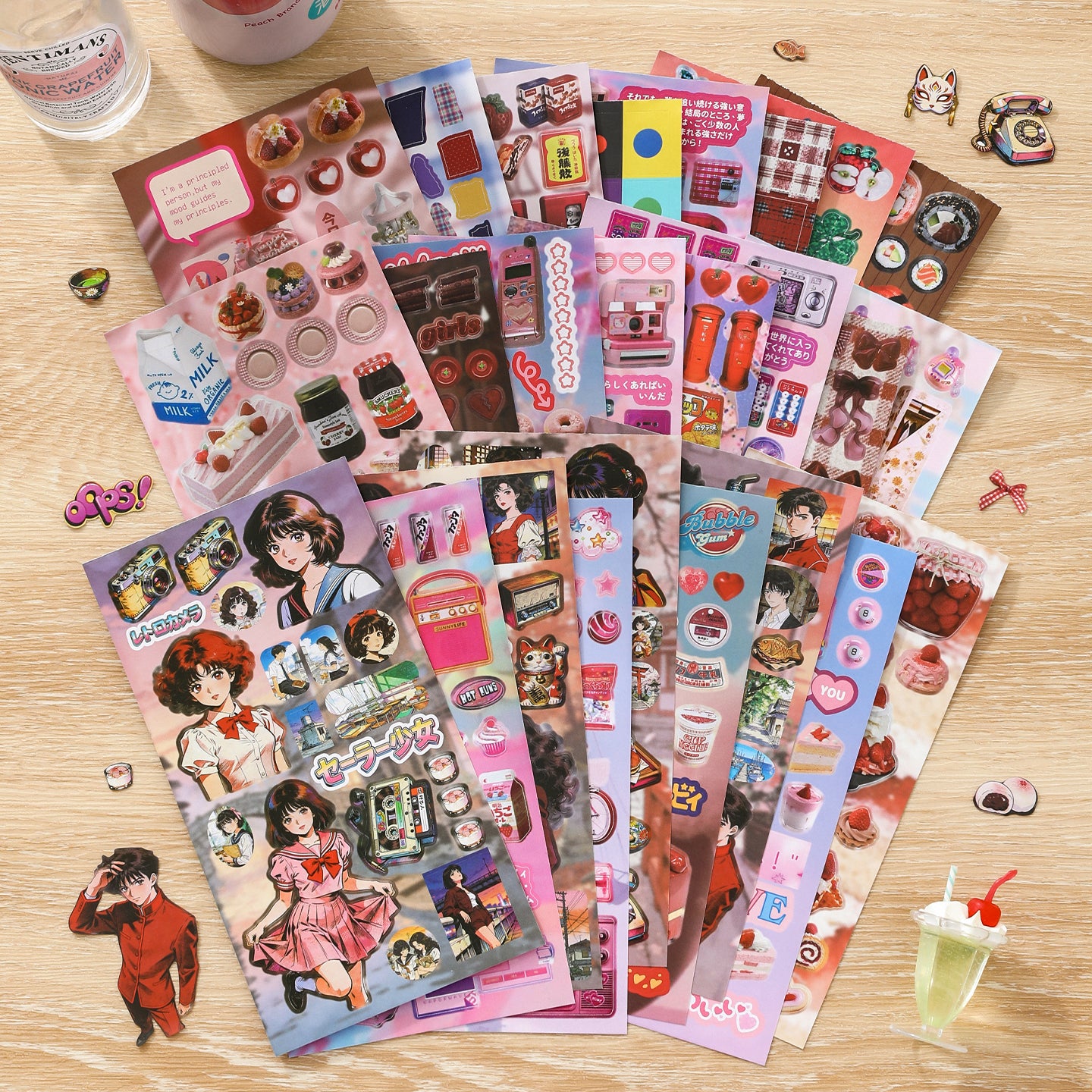 Japanese Lifestyle Aesthetics Pre-cut Sticker Book