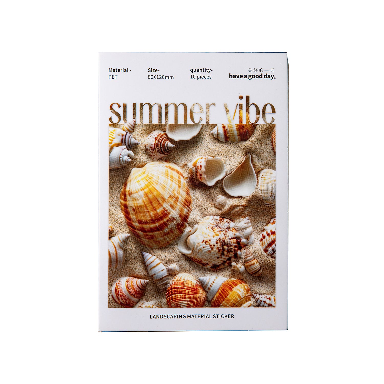 An Atmospheric Summer PET Sticker