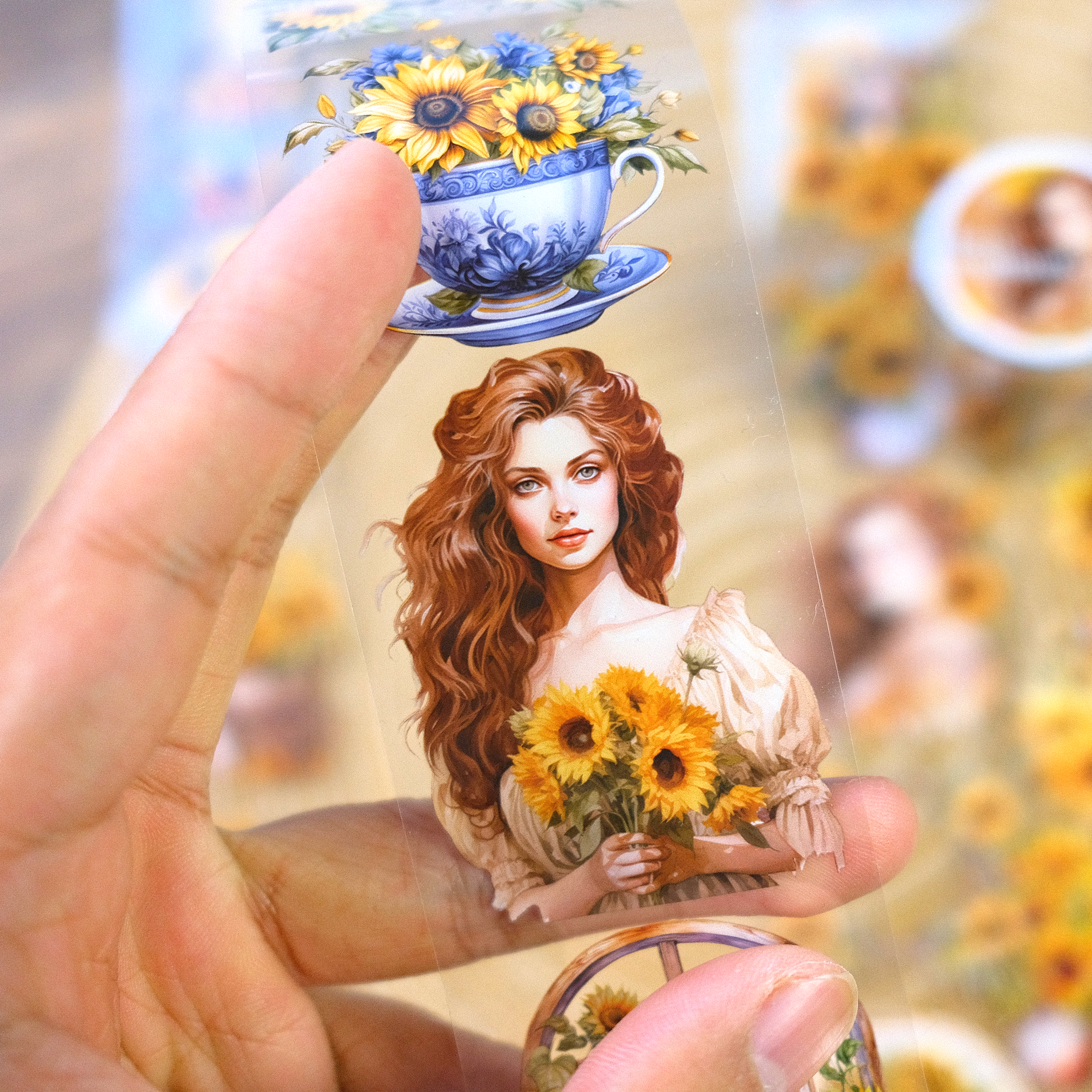 Love Sunflower PET Tape| No.11 | MOOBOOM Design