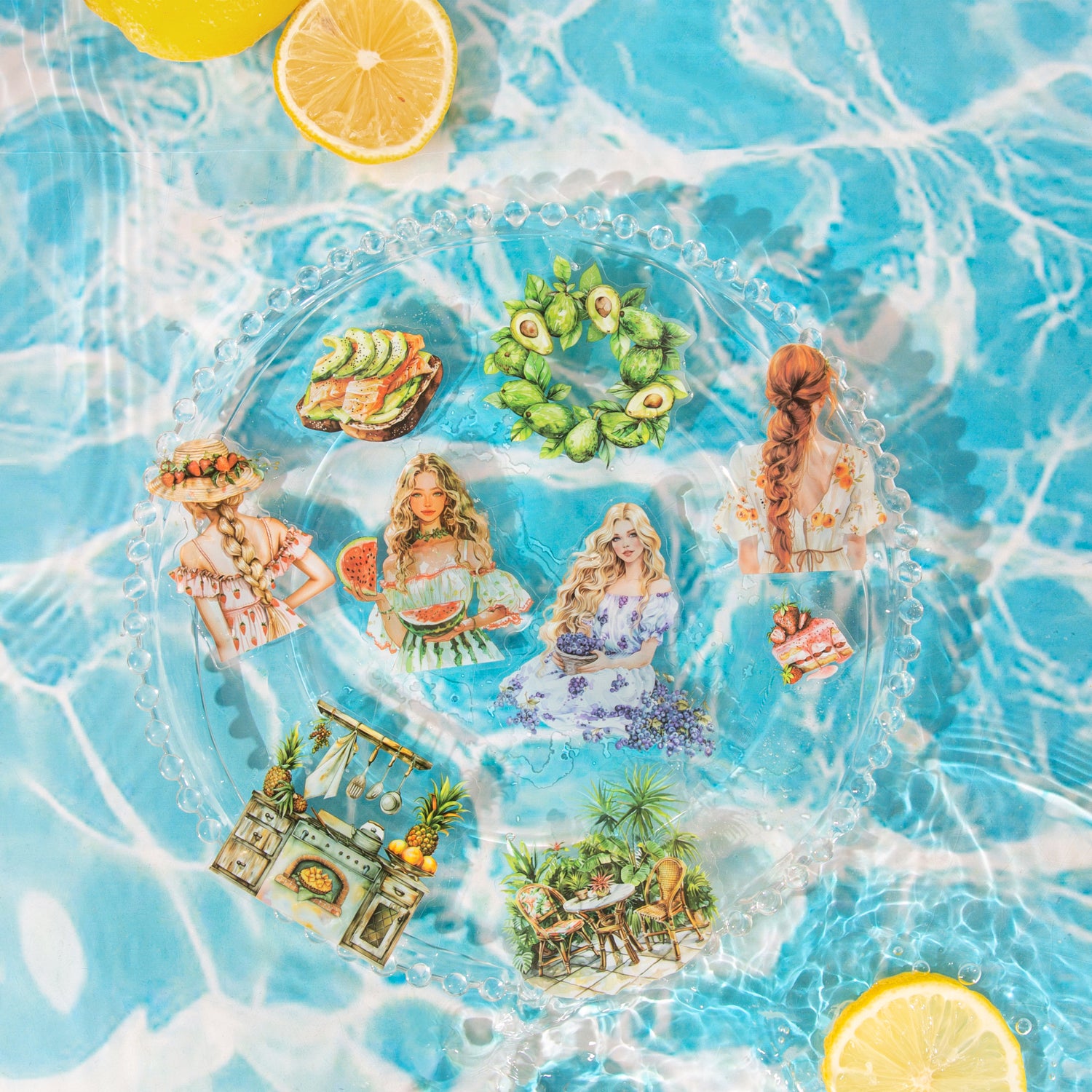 Colorful Summer PET Sticker