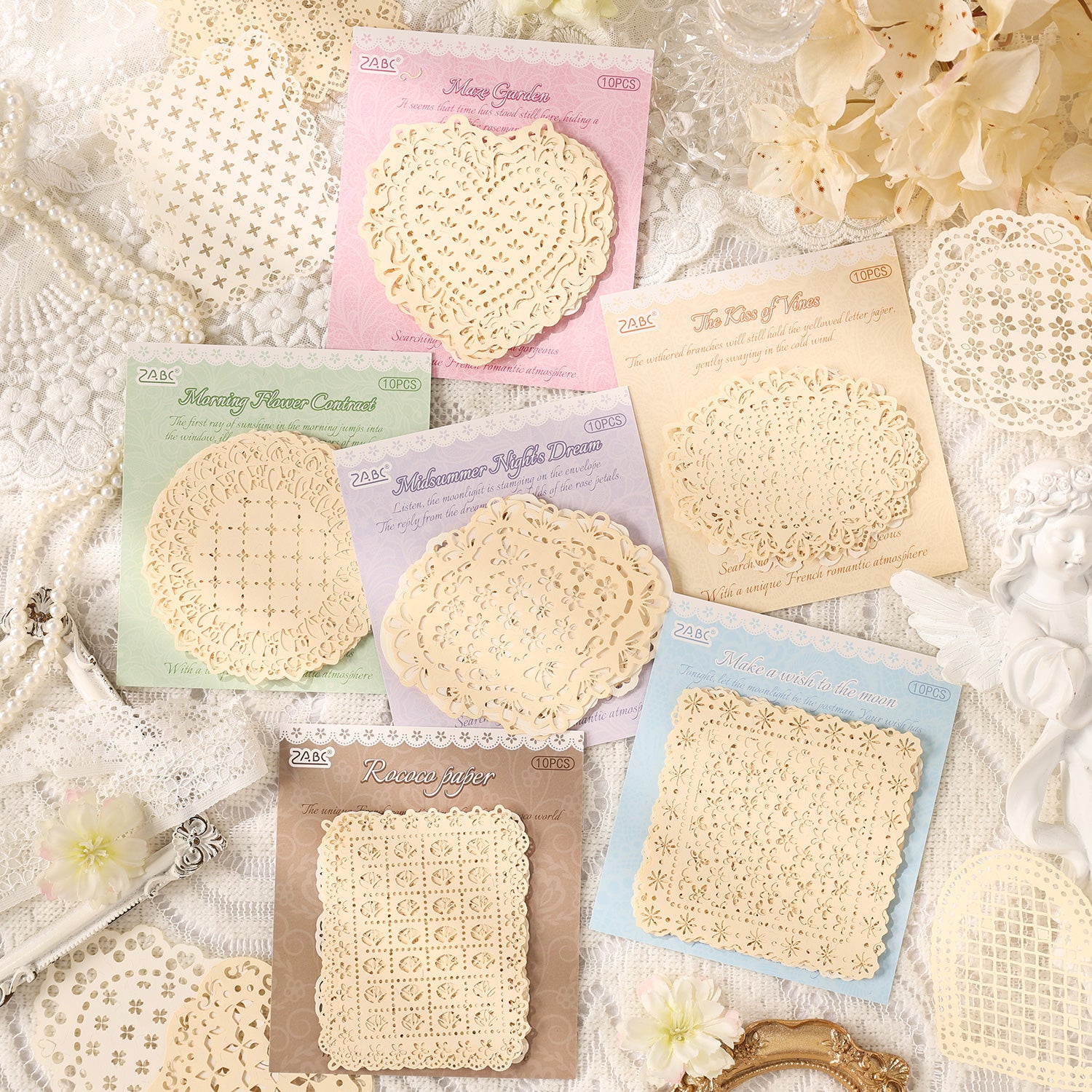 Lace Cut-outs Scrapbooking Paper