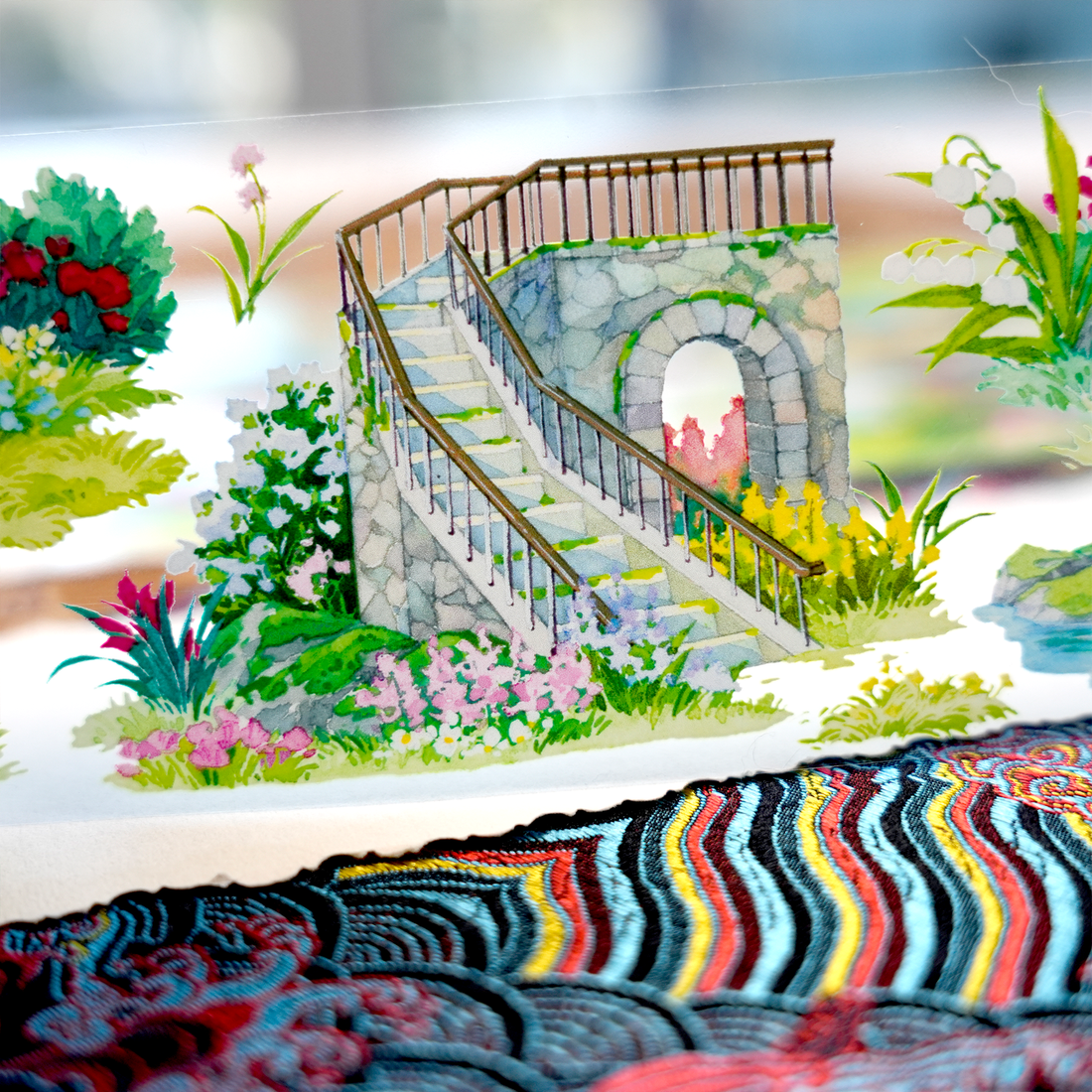 【XT】Strolling among the flowers Landscraping Tape