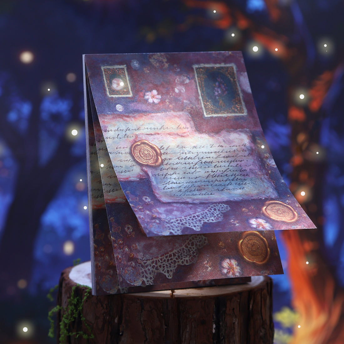 Secret Scroll of Stardust Scrapbooking Paper