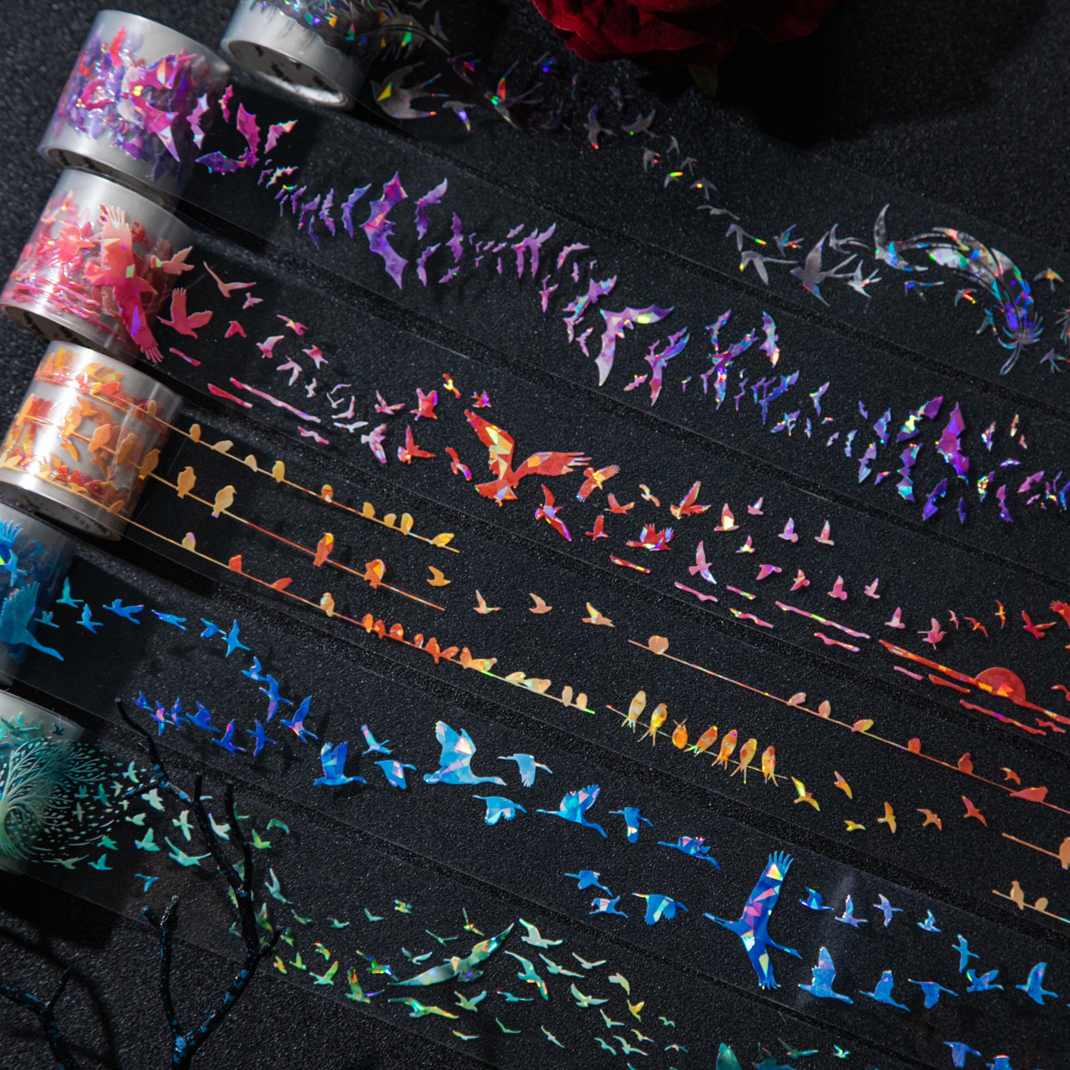 Flying Birds are Hazy PET Tape