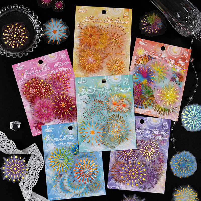 Fluorescent Night Language PET Sticker