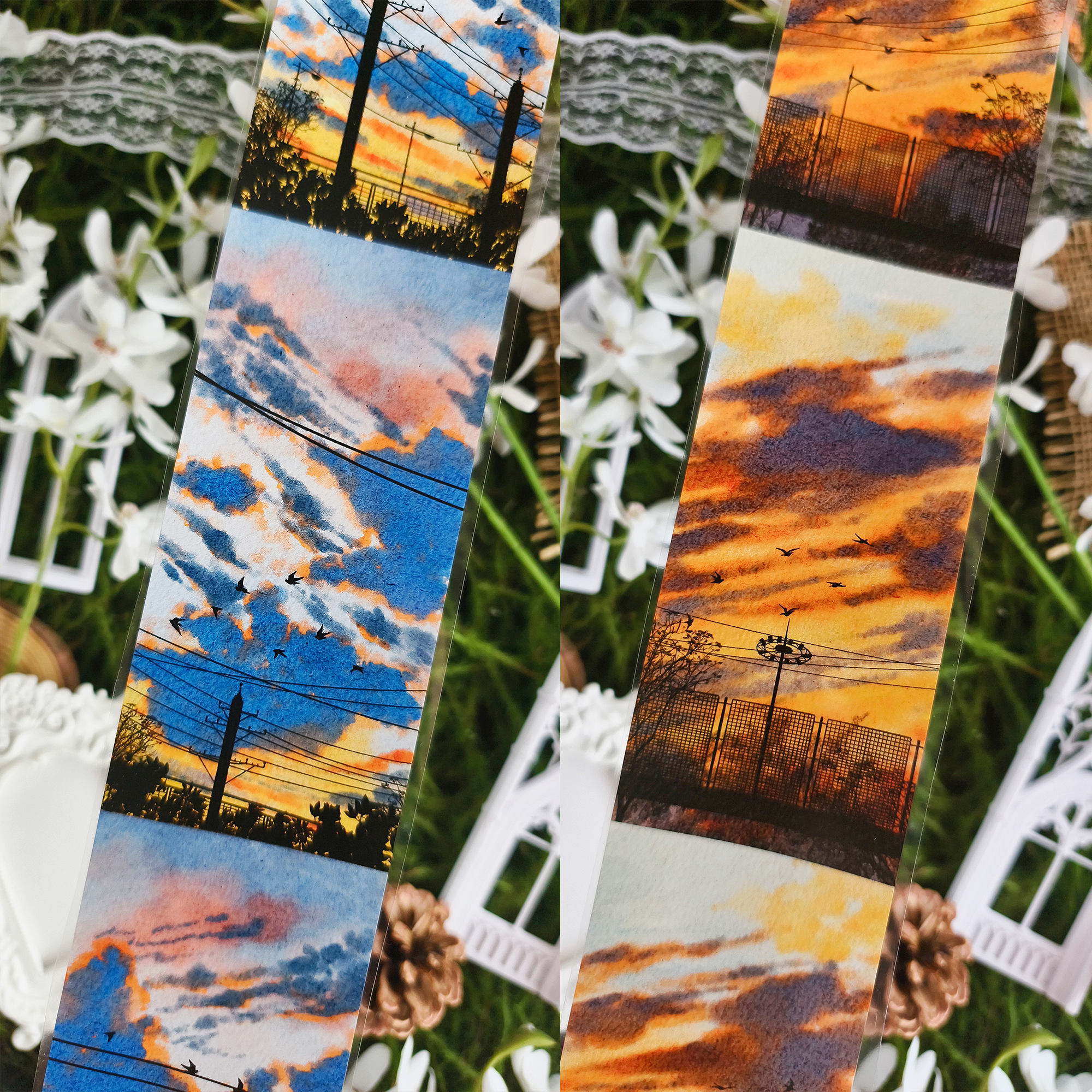 【BOBOYU】Sunset Glow Landscaping Tape