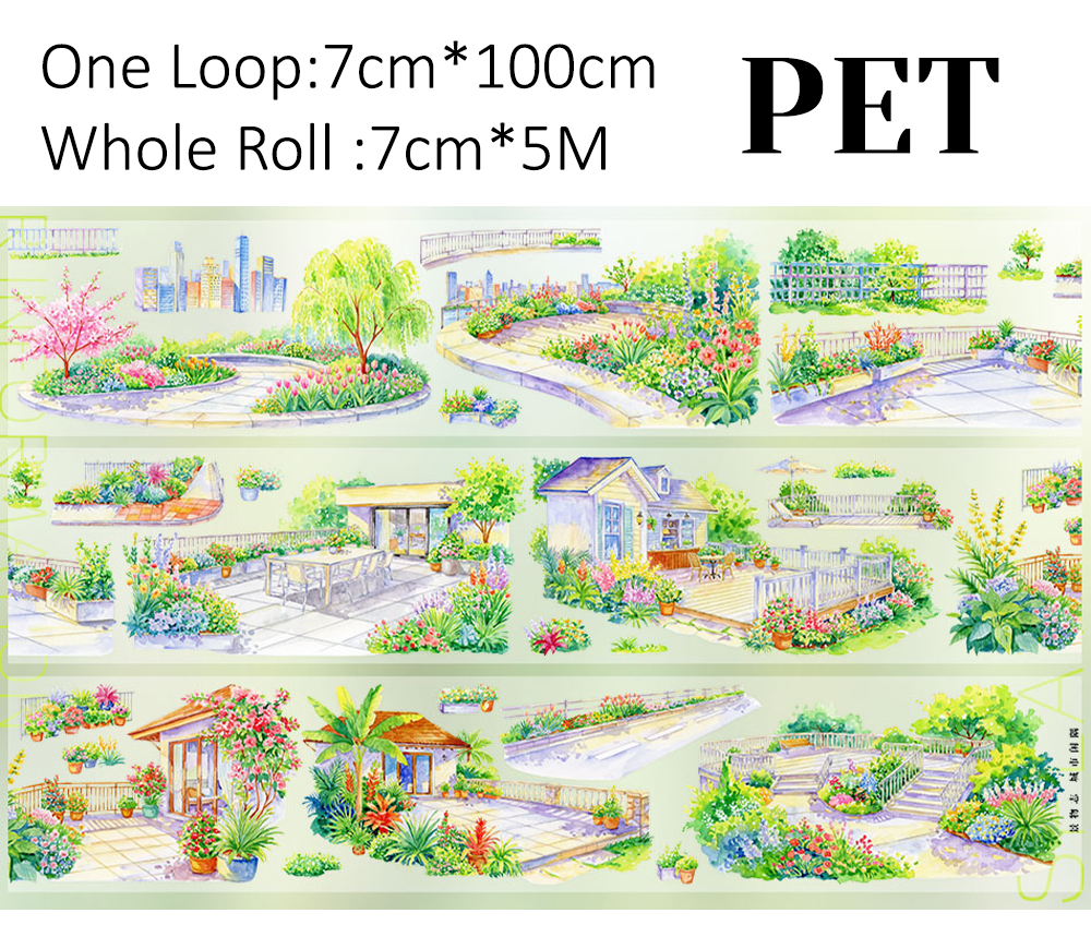 【ZERO】Leisure Place Landscape PET Tape