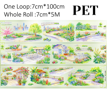 【ZERO】Leisure Place Landscape PET Tape