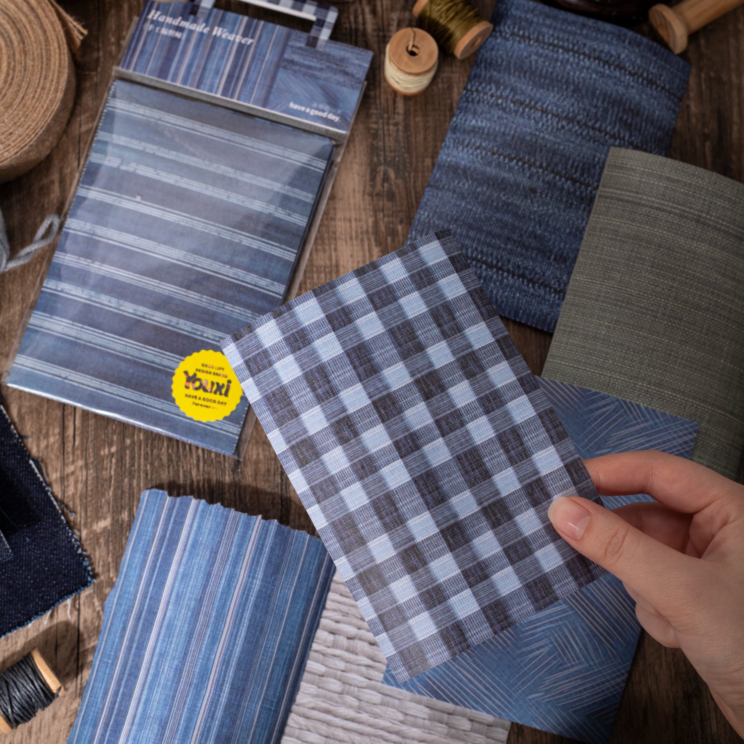 Hand-knitting artisan Washi Sticker