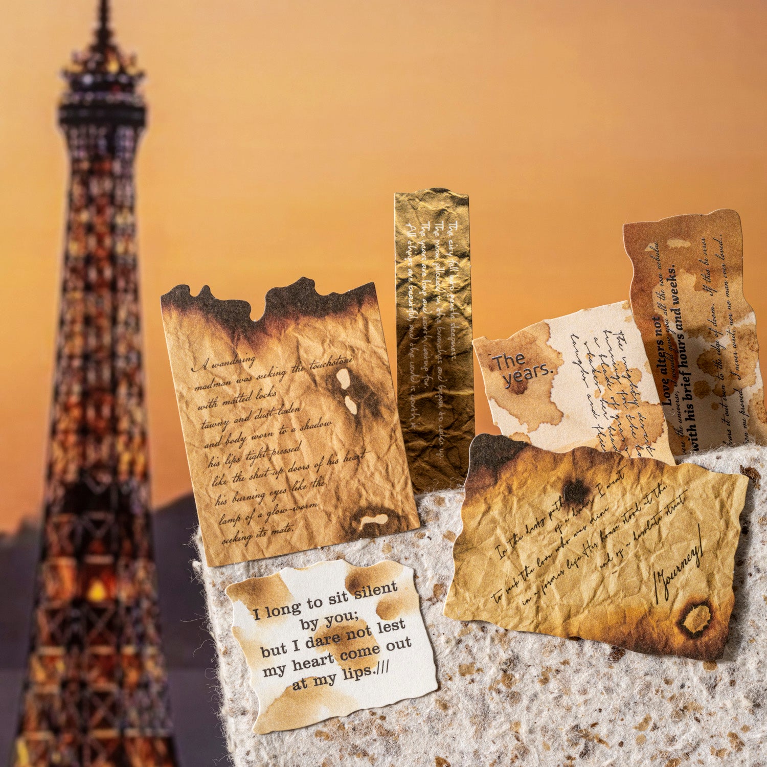 Latter To Paris Scrapbooking Paper