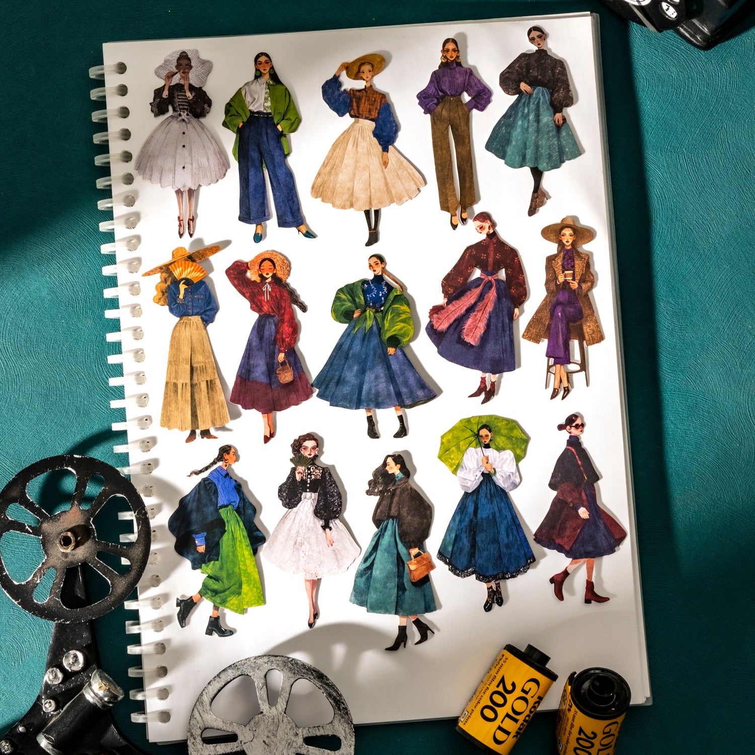 Vintage Fashion Stickers