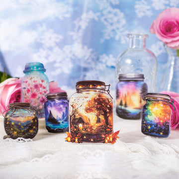 Bottle world PET Sticker