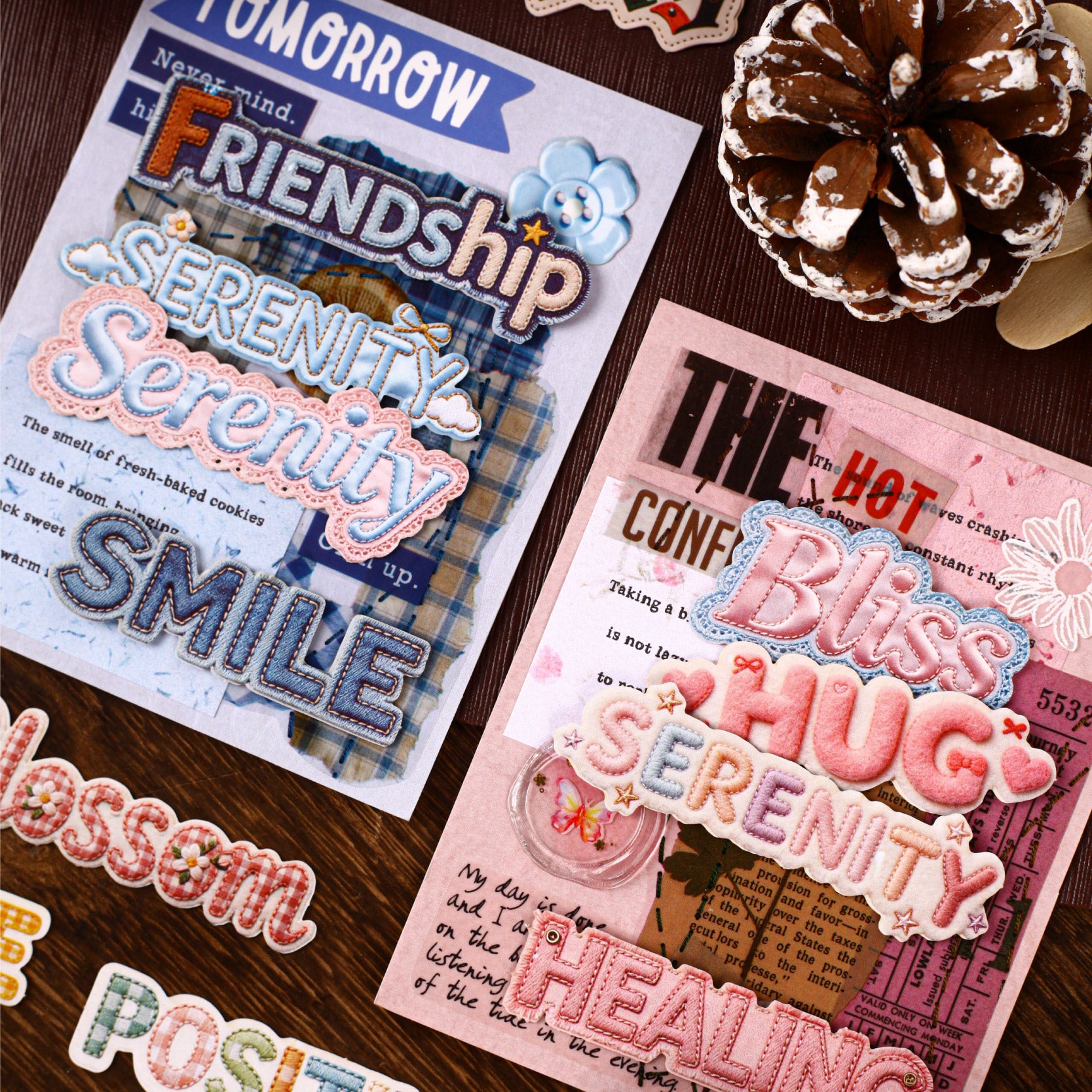 Language of Weaving Paper Sticker