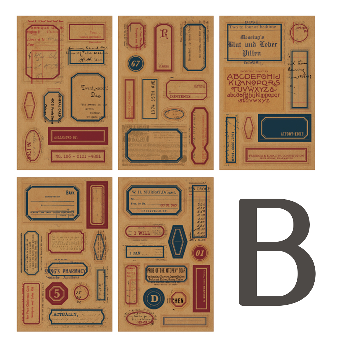 Label record memo Pad Sticker Book