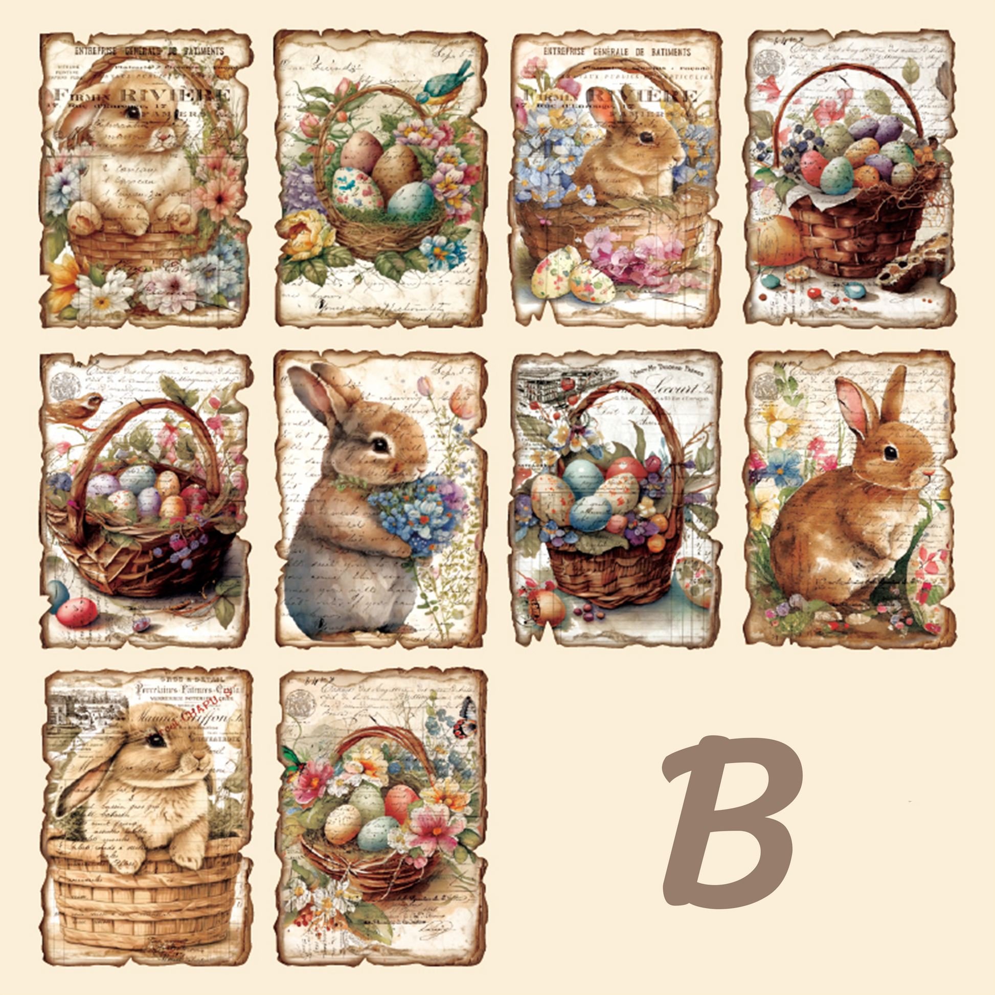 Jenny's Diary Vintage Scrapbooking Paper