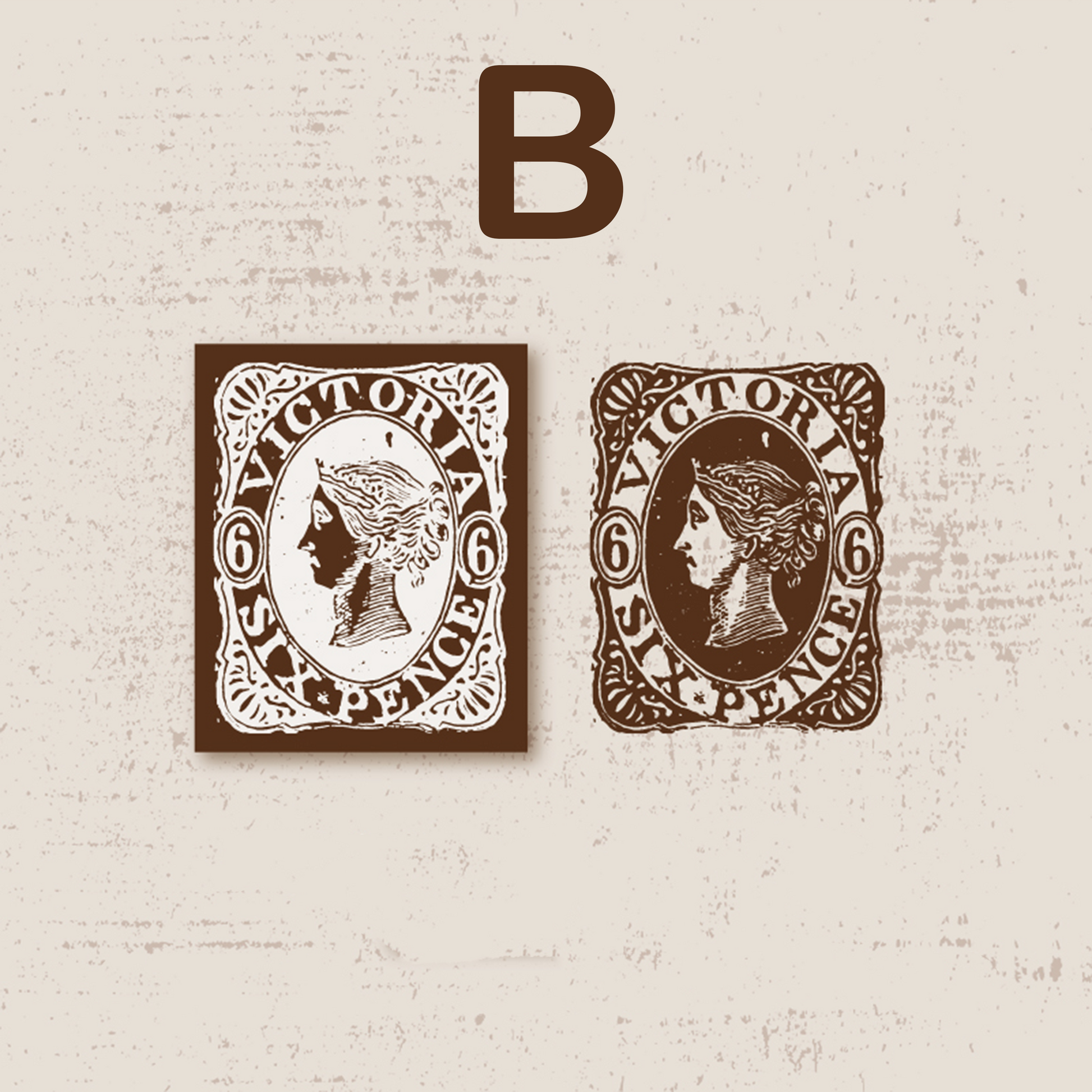 Post Office Scrapbook Journal Wooden Stamps For paper crafts