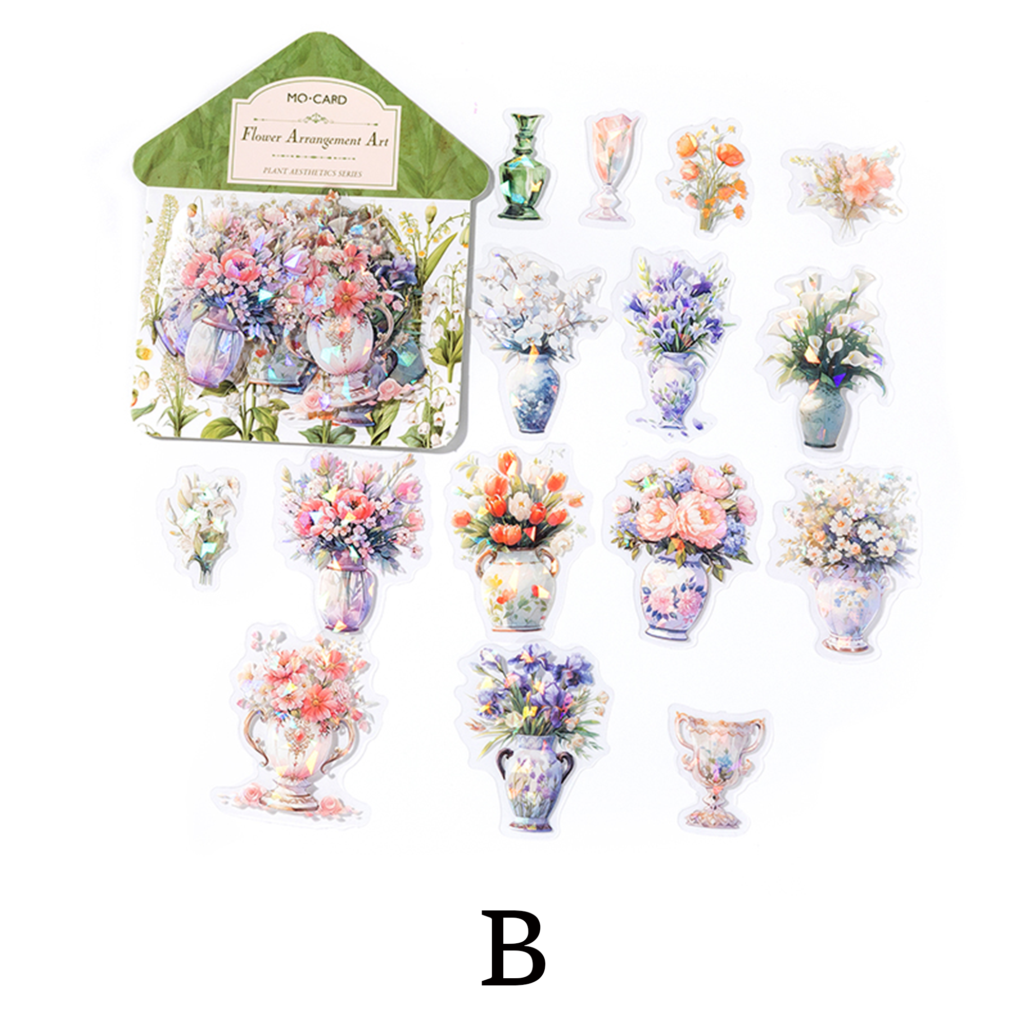 Botanical Aesthetic Flower PET Sticker