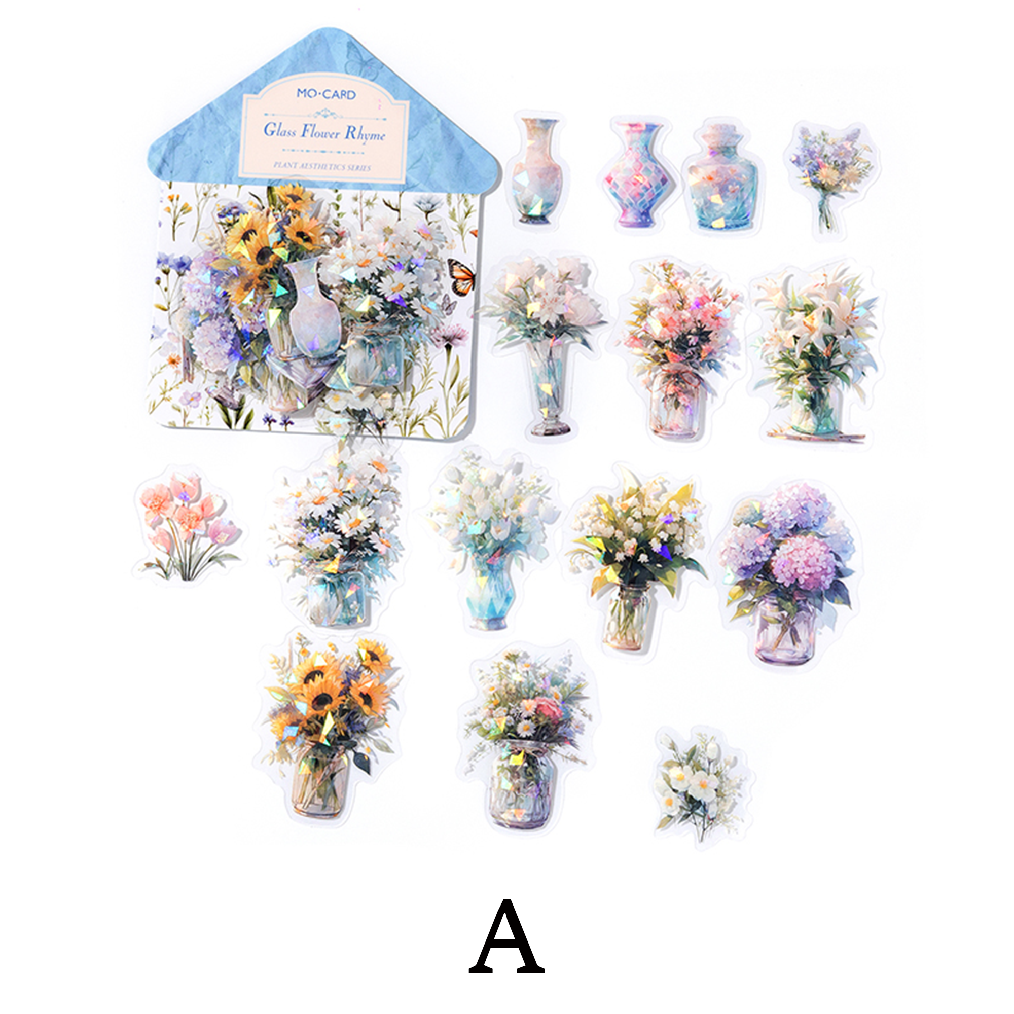 Botanical Aesthetic Flower PET Sticker