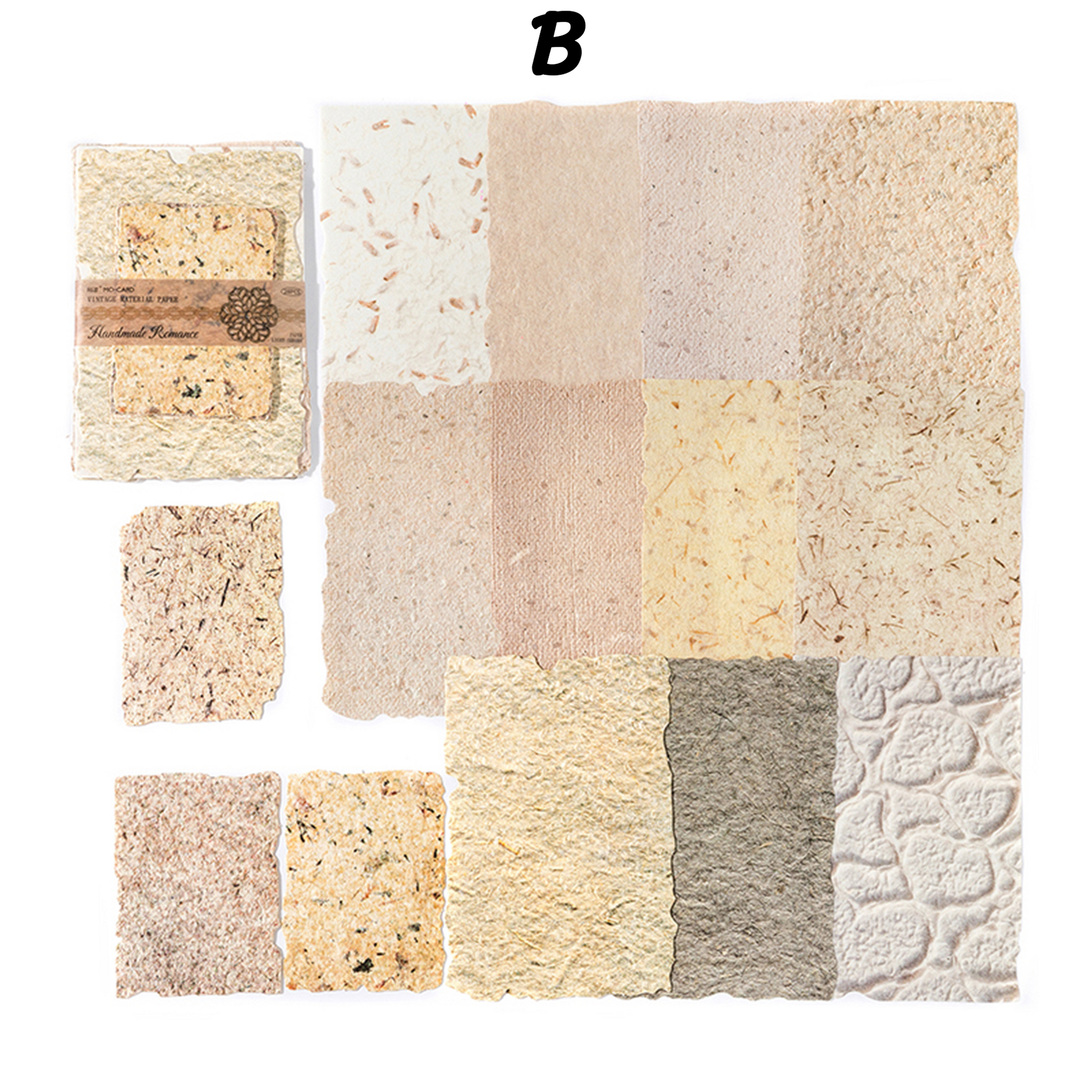 Different Textures Scrapbooking Paper Pack