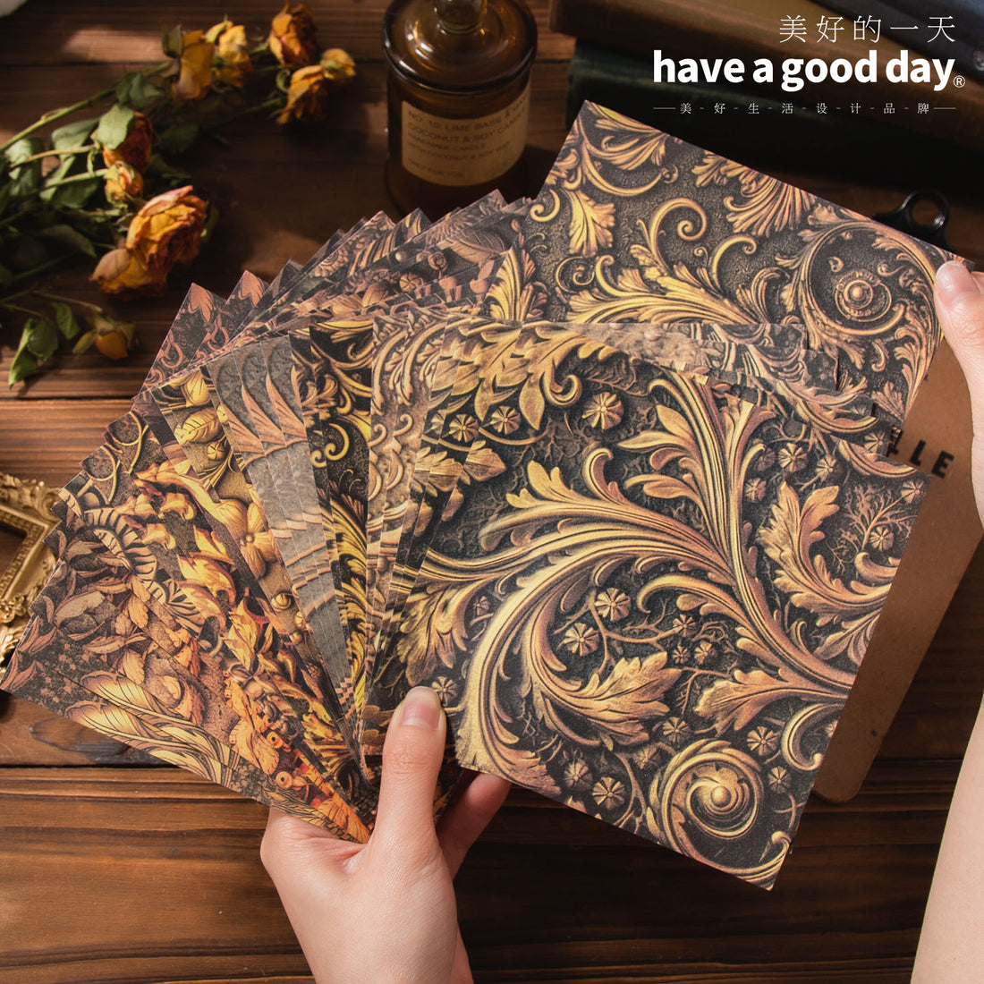 Love the Baroque Scrapbook Paper