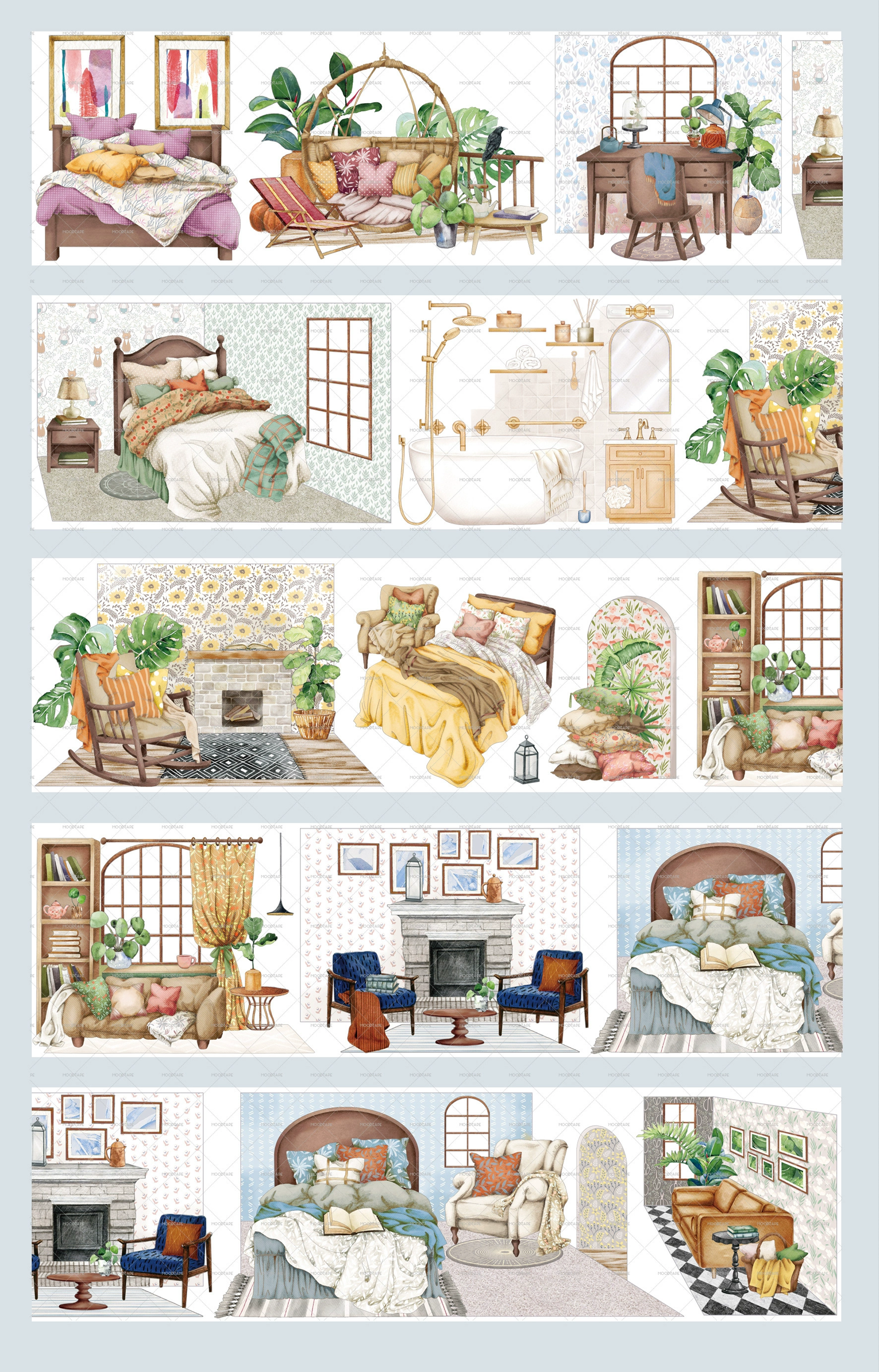 【MOOD】 Sweet Home PET Tape