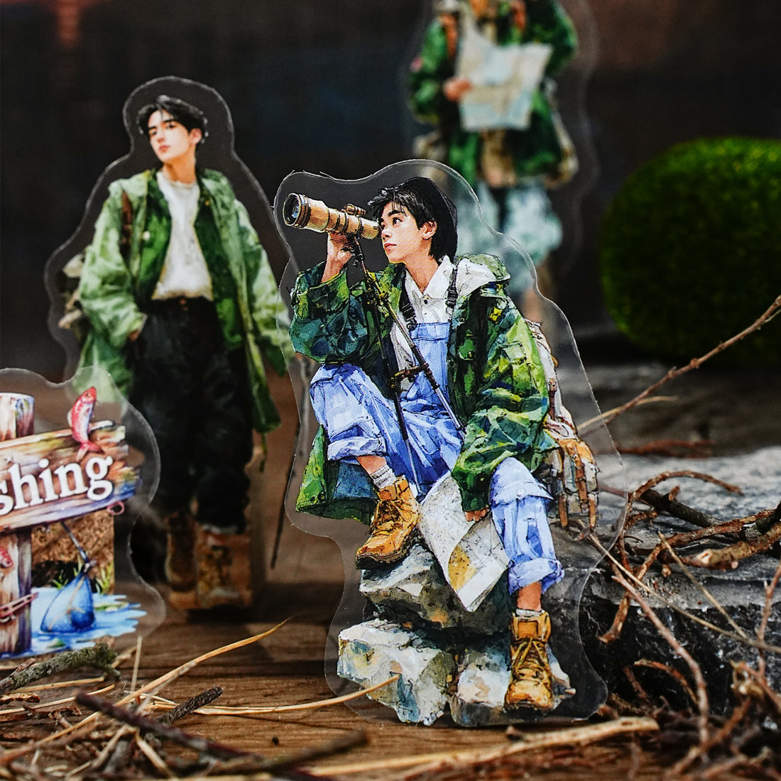 Adventure Journey Boy Character Sticker