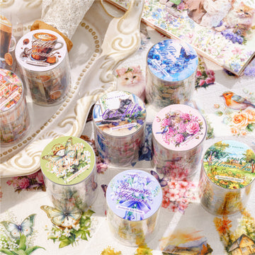 Romantic Life Pre-cut PET Tape for journaling and scrapbooking