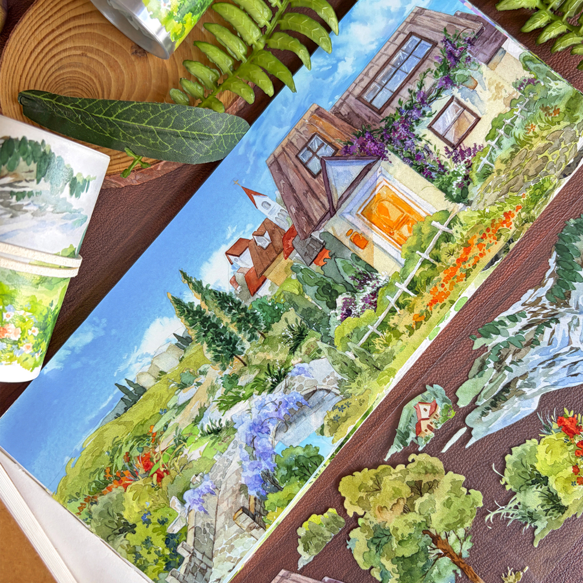 【NEW Stuido】Red House Valley Landscape PET Tape