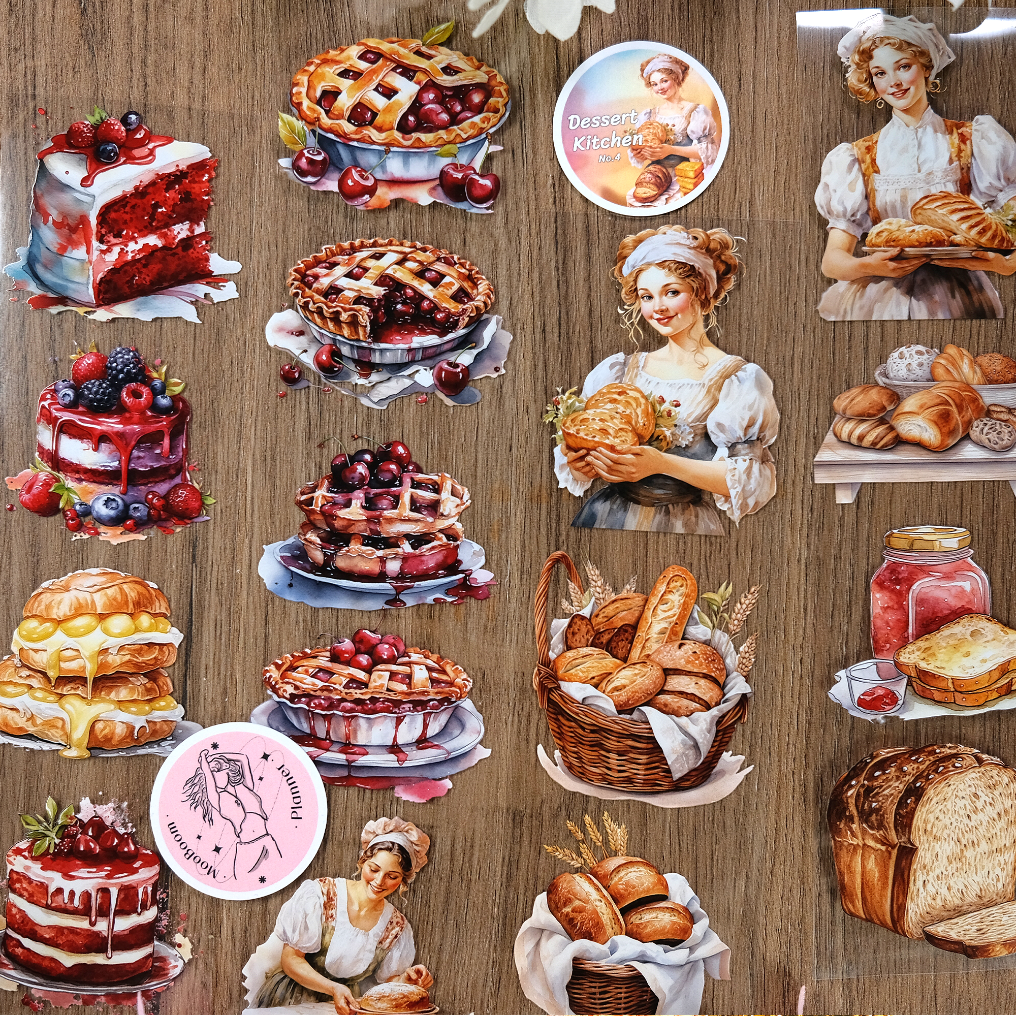 Dessert Kitchen Scrapbook Journal PET Tape  | MOOBOOM Design