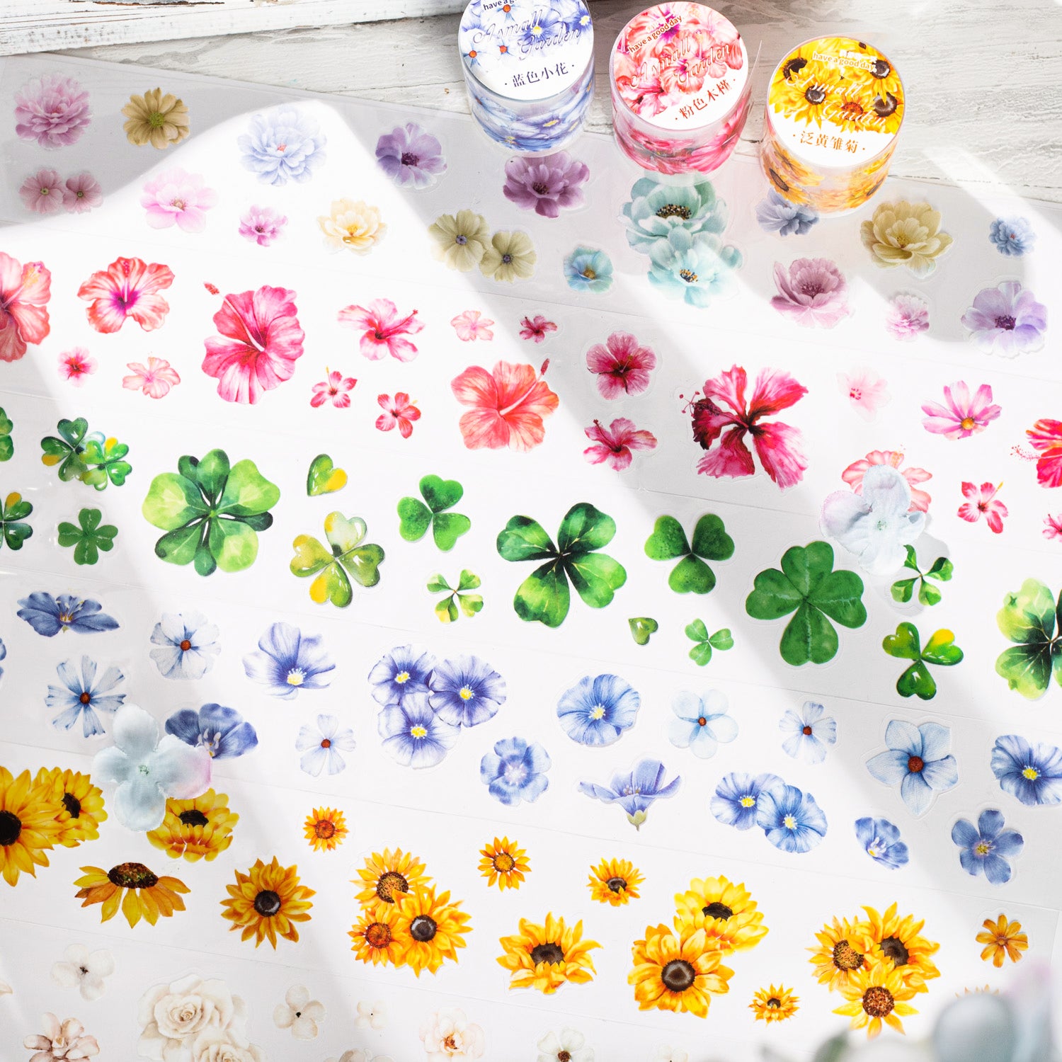 Small Garden Journal Scrapbook Pre-cut PET Tape