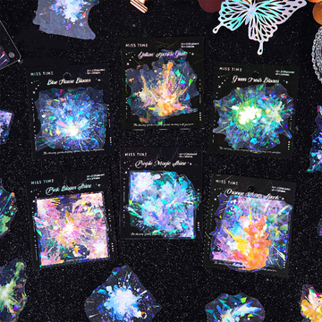 Blooming Fireworks PET Sticker