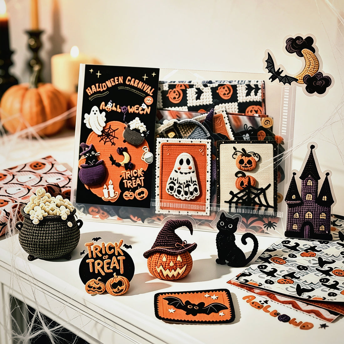 Halloween Carnival Party Sticker Pack