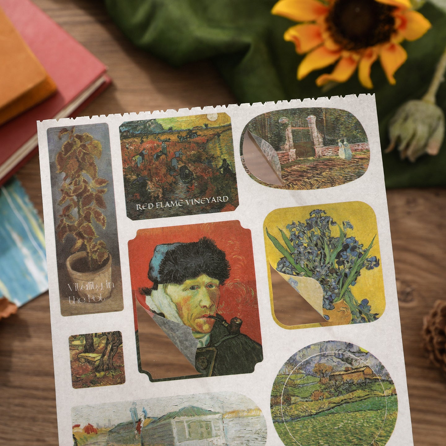 Impression of Van Gogh Scrapbooking Book