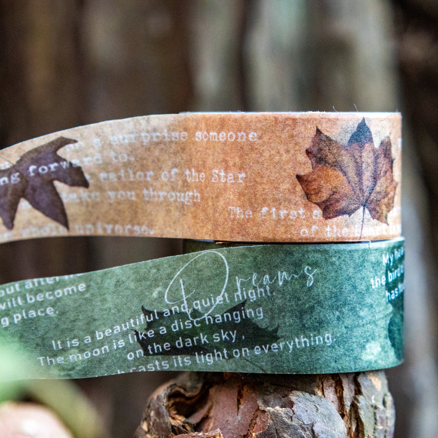 A Poem of One Leaf Washi Tape