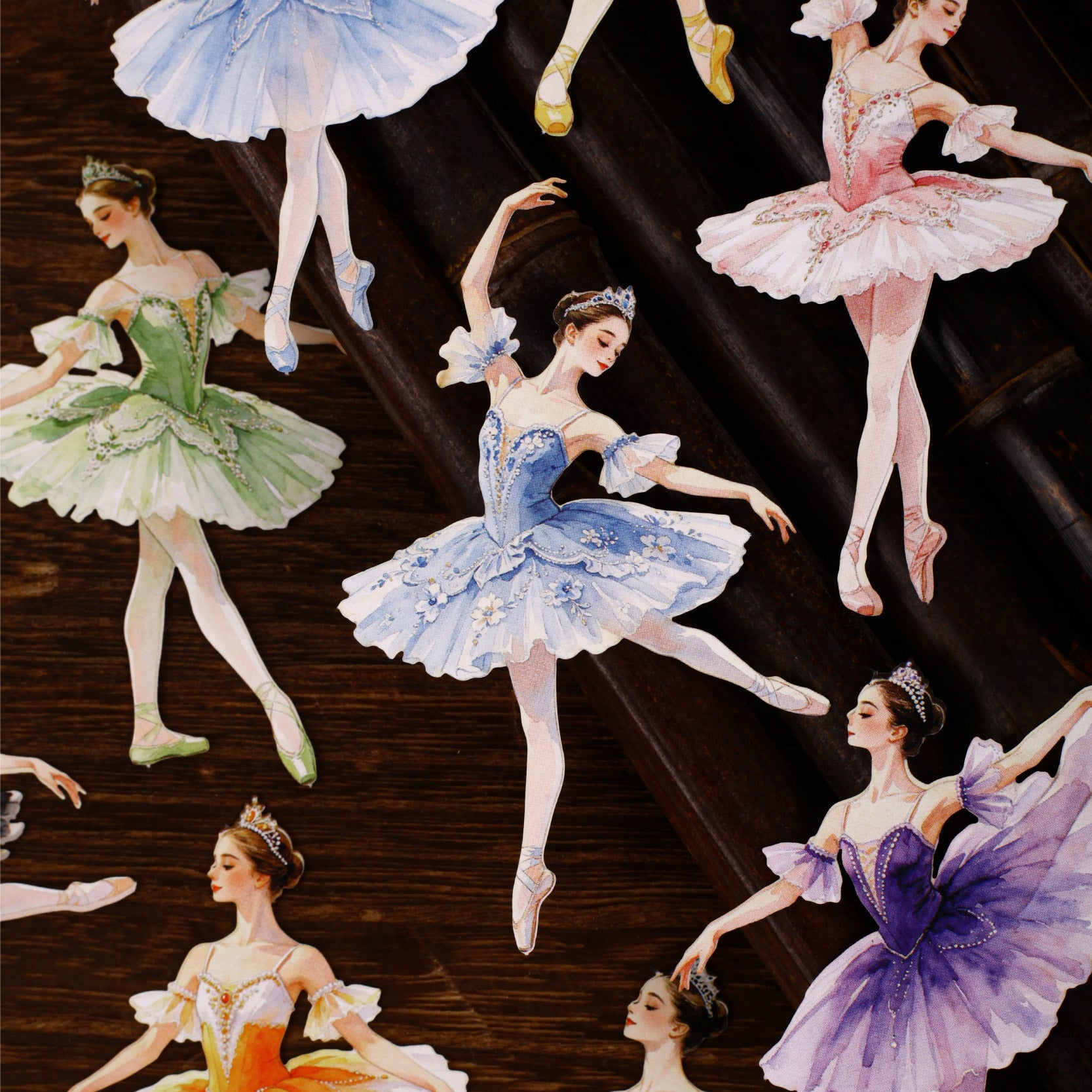 Ballet Girl Paper Sticker