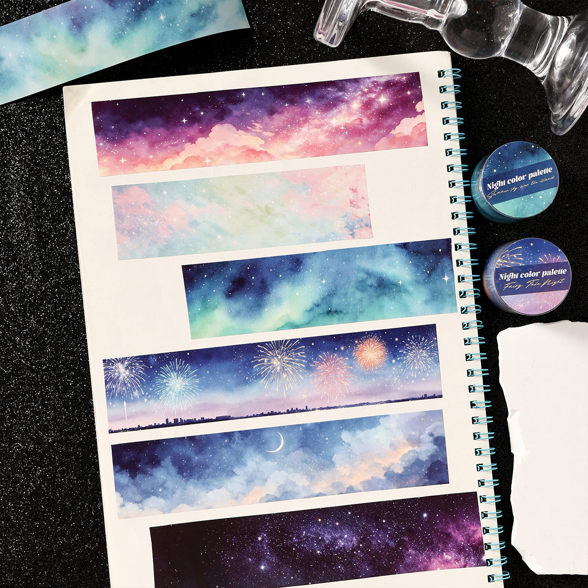 Night Sky Palette Landscape PET Tape