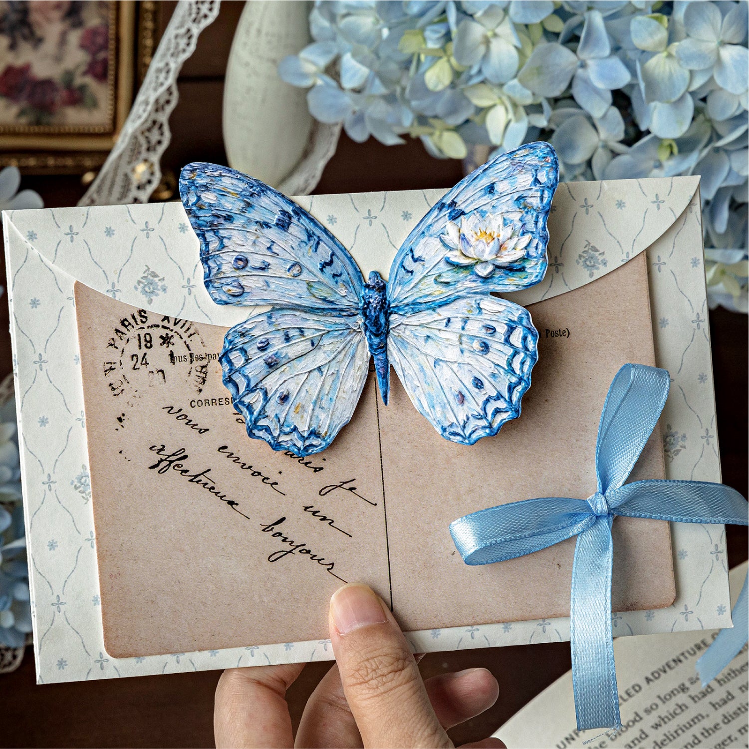 Monet's Butterfly Poetry Series Sticker