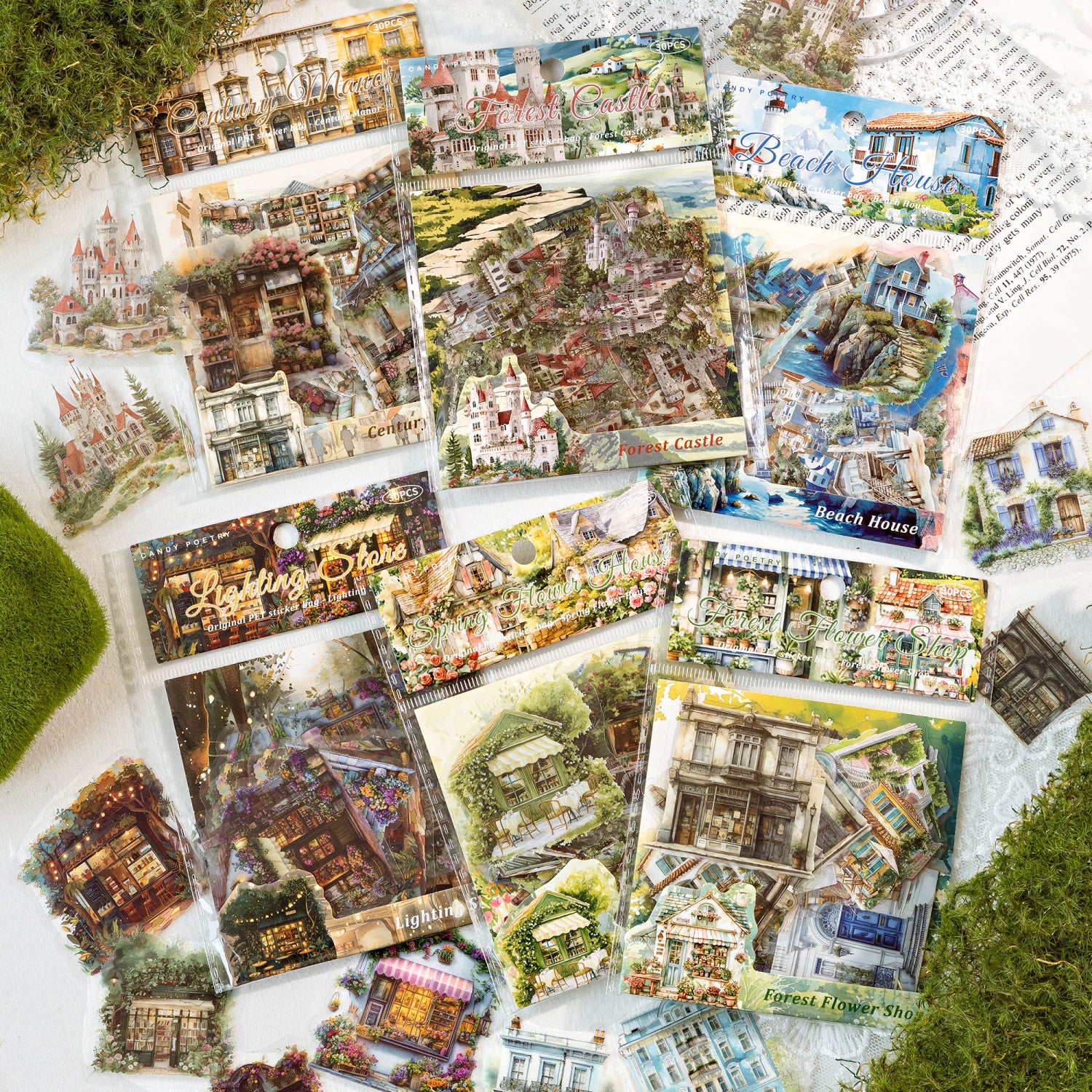 Forest Hut Nature Series PET Sticker