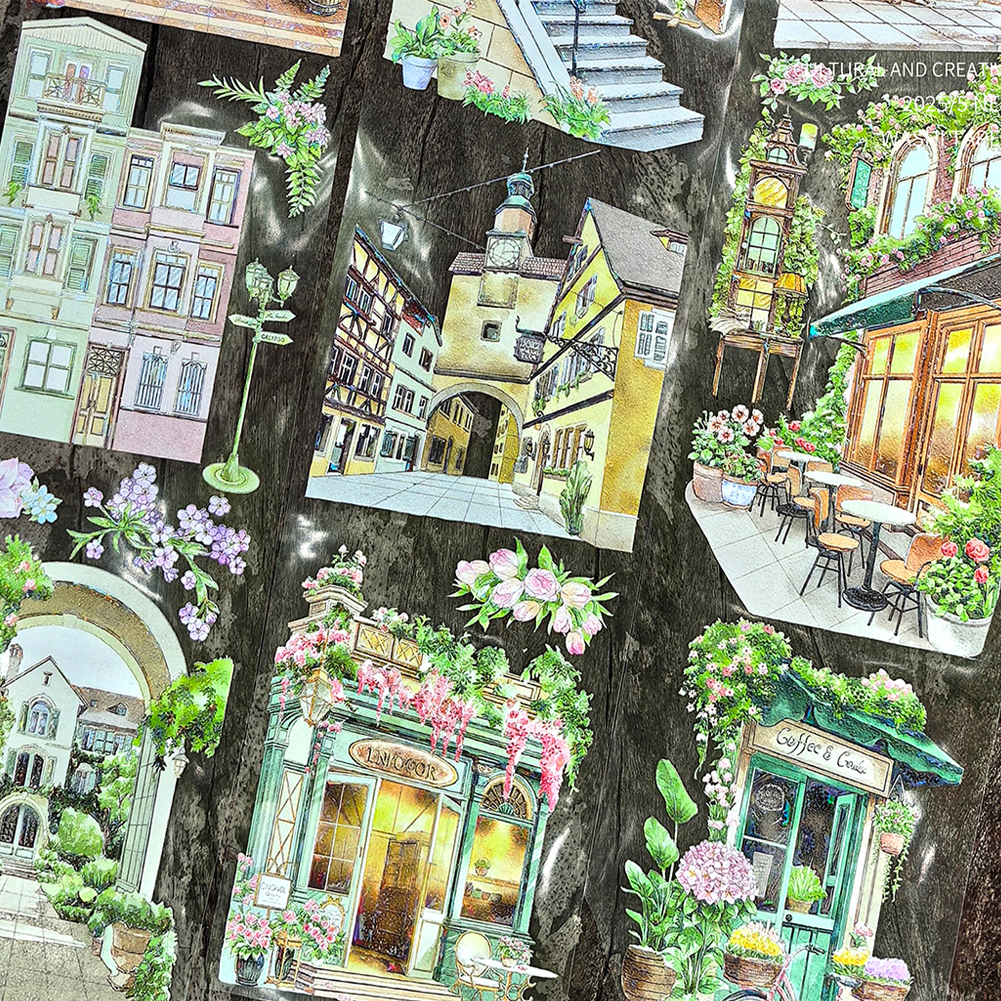 【OKTM】Leisure Street Corner PET Landscaping Tape