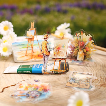 Draw a Landscape PET Sticker