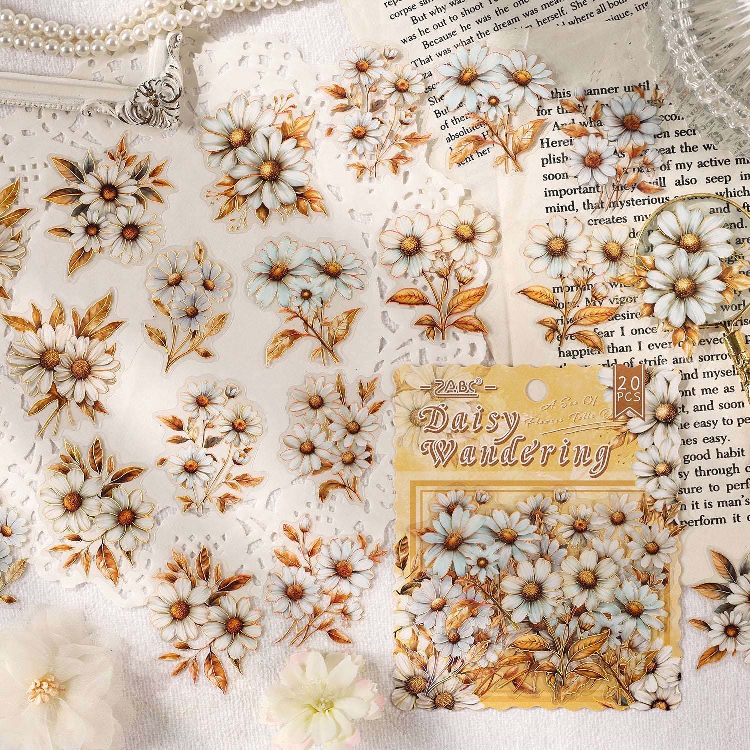 Dreamlike Sea of Flowers Sticker